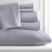 100 GSM Microfiber Solid Color Sheet Set Stack in Evening Haze