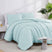 Clipped Jacquard delta Duvet Cover Set