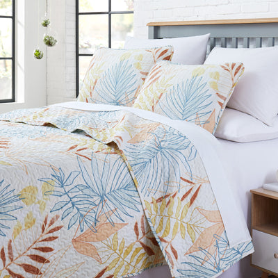 Palm Leaf Quilt Set