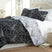 Wild Winter Quilt Set in Black