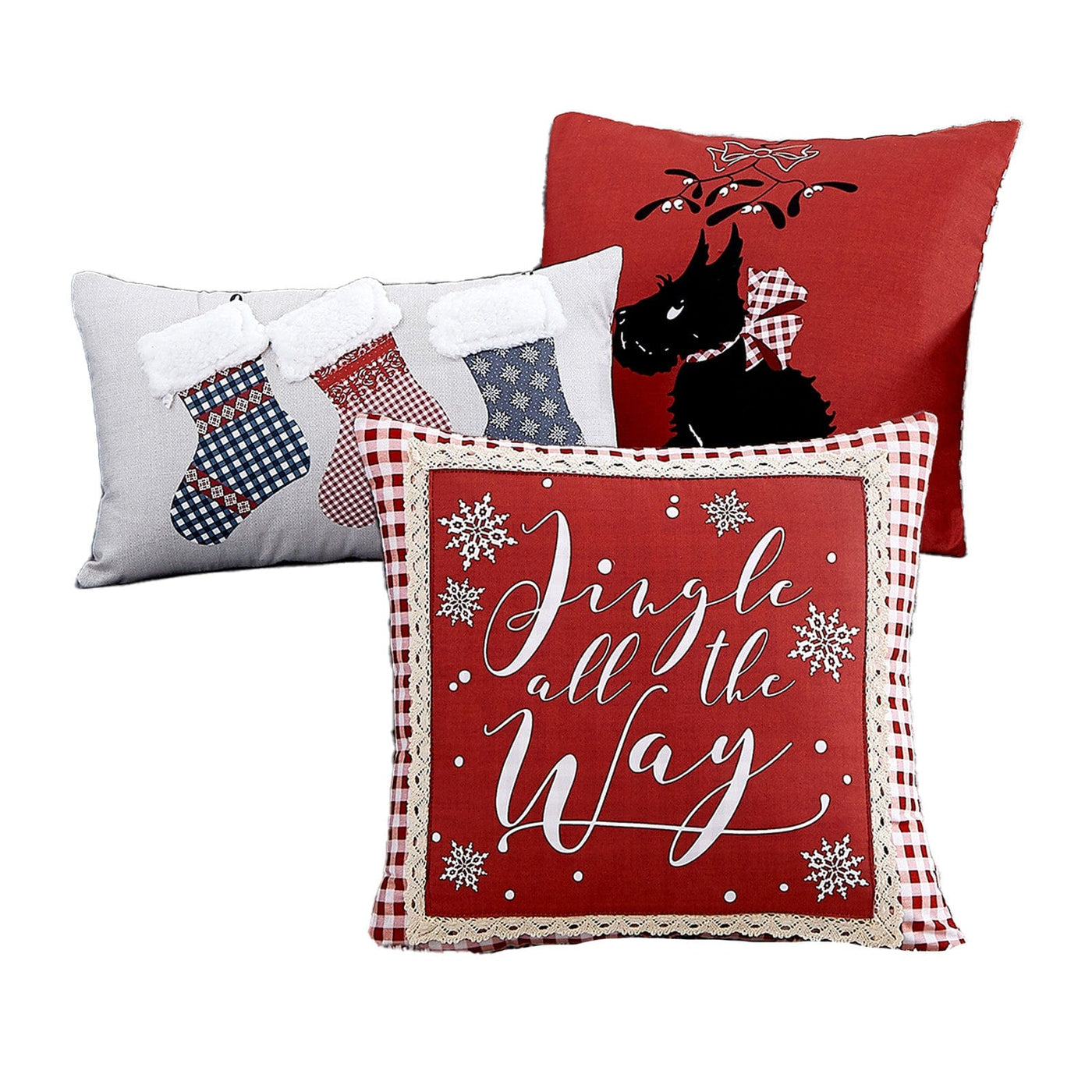 Cozy Cottage 3-Piece Throw Pillow Set