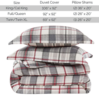 Stack Image of Highland Cotton Duvet Cover Set in Blue#color_highland-grey