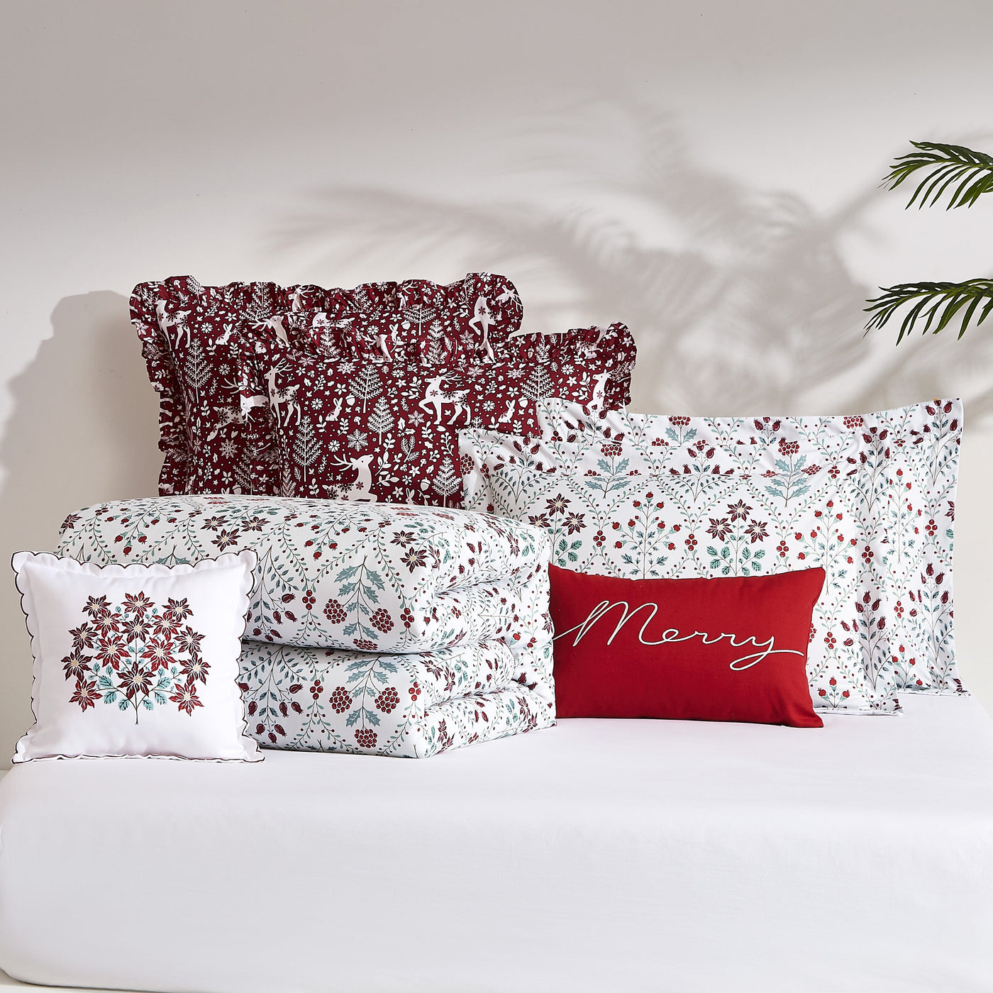 Holiday Harmony 7-Piece Comforter Bedding Set