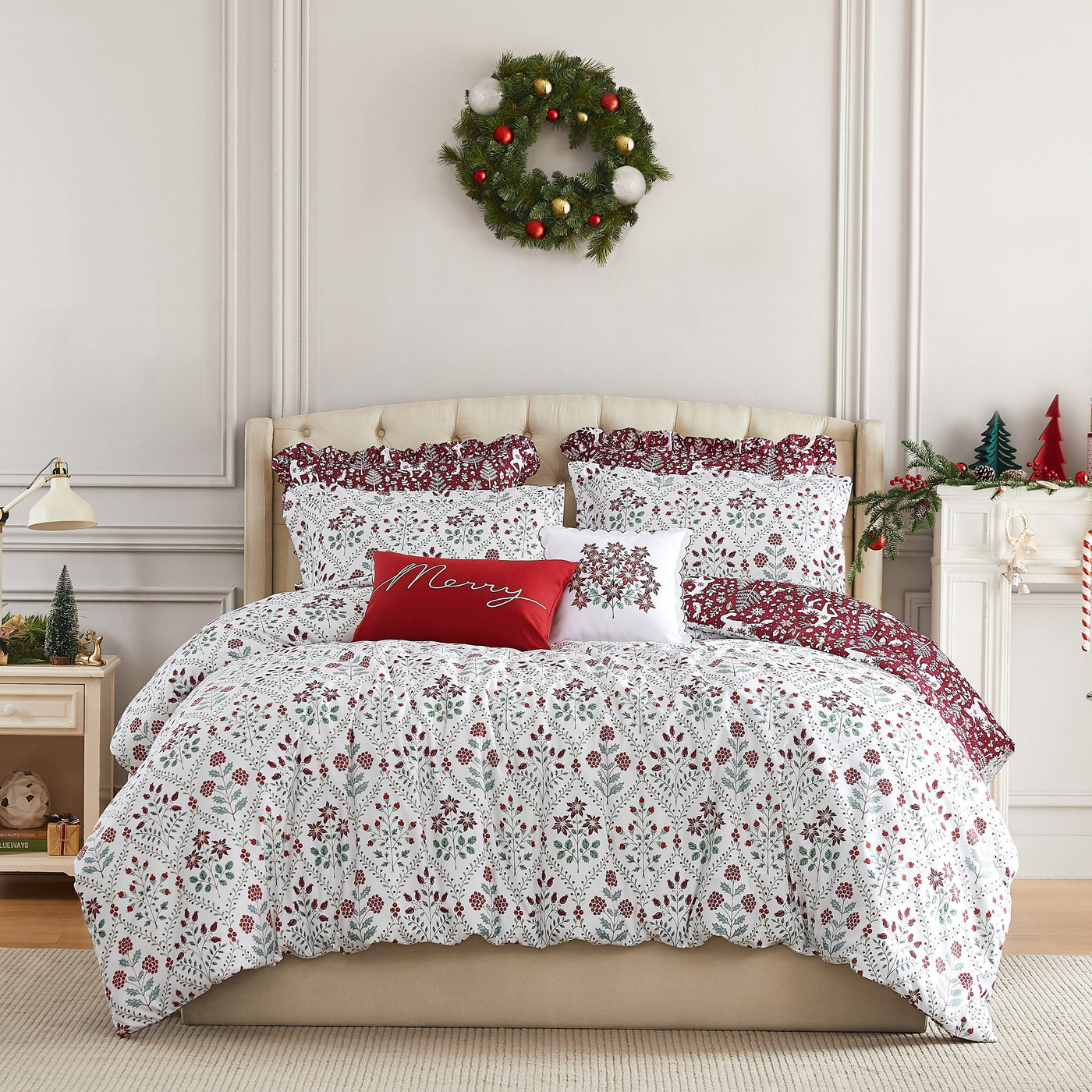 Holiday Harmony 7-Piece Comforter Bedding Set