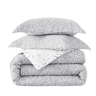 Stack Image of Fall for Me Reversible Comforter Set in Grey#color_fall-for-me-grey