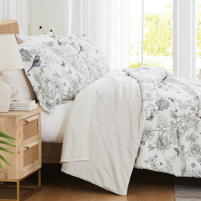 Side View of Bayberry Oversized Comforter Set#color_bayberry