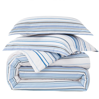 Stack Image of Malibu Dreams Comforter Set in Blue#color_malibu-dreams-blue