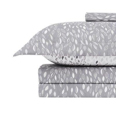 Stack Image of Fall for Me Reversible Duvet Cover Set in Grey#color_fall-for-me-grey