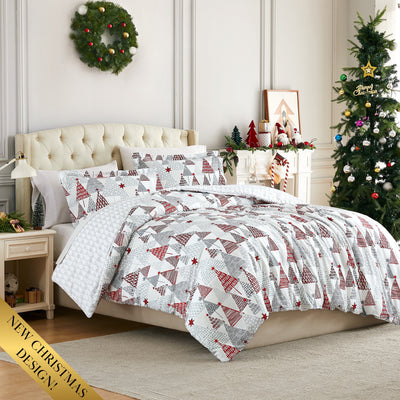 Merry and Bright Reversible Duvet Cover Set