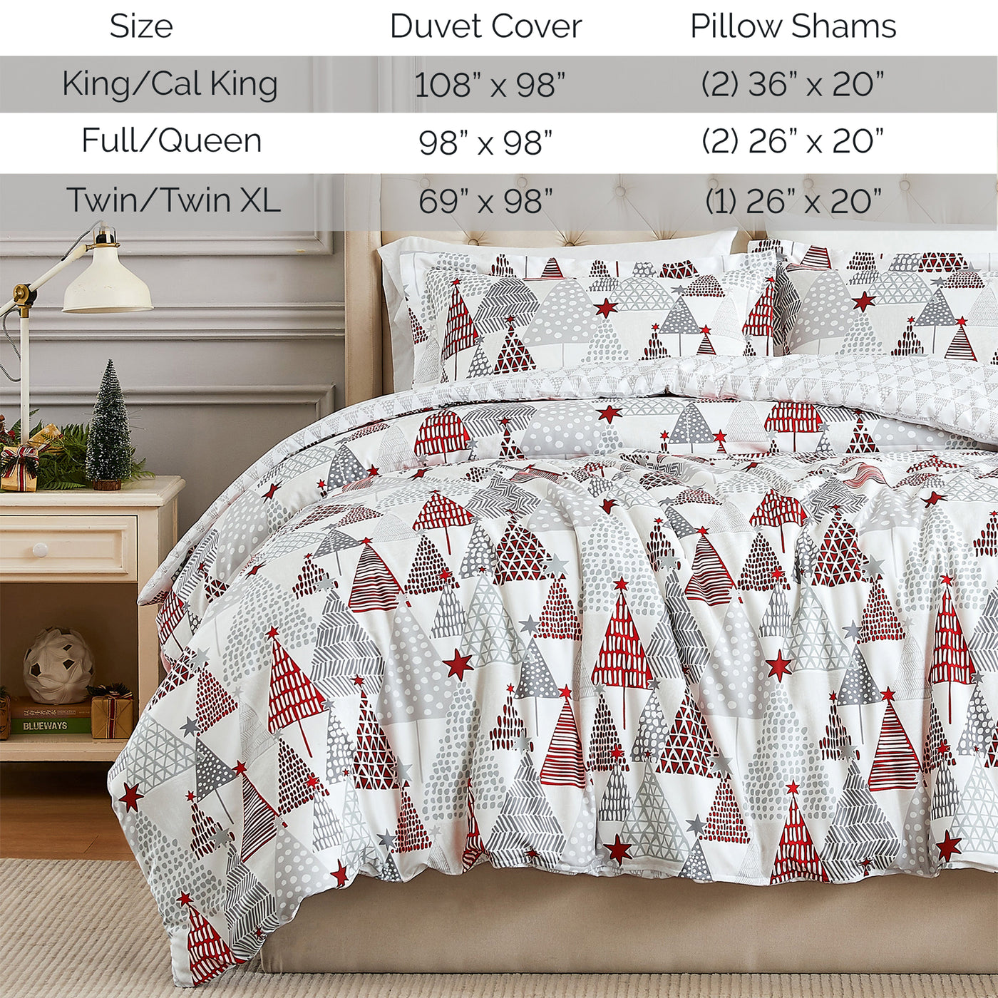 Merry and Bright Reversible Duvet Cover Set