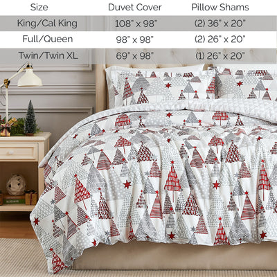 Merry and Bright Reversible Duvet Cover Set