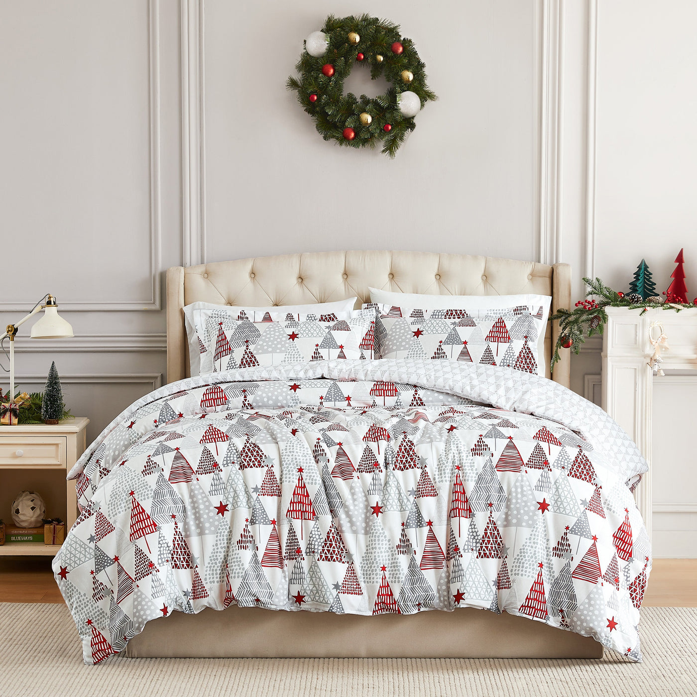 Merry and Bright Reversible Duvet Cover Set