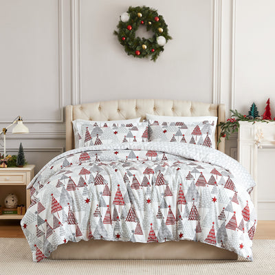 Merry and Bright Reversible Duvet Cover Set