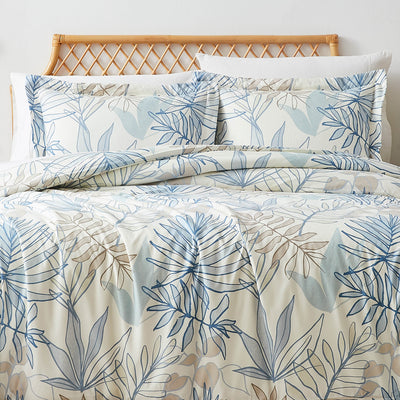 Palm Leaf Duvet Cover Set