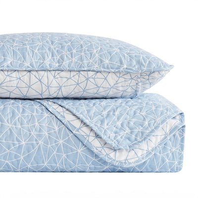 Stack Image of Lala Land Quilt Set in Blue#color_lala-land-blue'