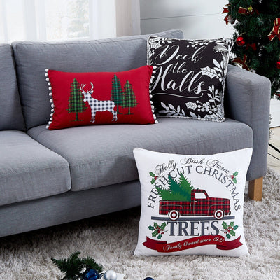 Merry Town 3-Piece Throw Pillow Set