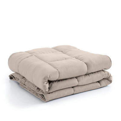 Stack Image of Down Alternative Comforter in bone#color_bone