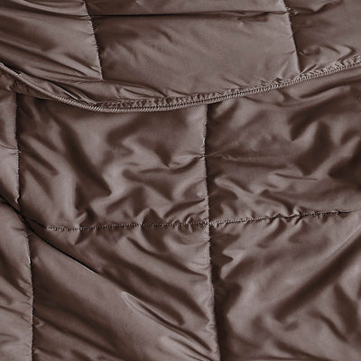 Details and Feautures of Down Alternative Comforter in brown#color_chocolate-brown