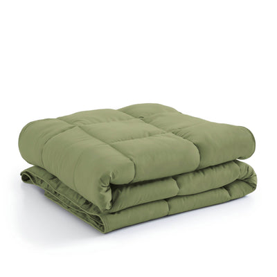 Stack Image of Down Alternative Comforter in sage-green#color_sage-green