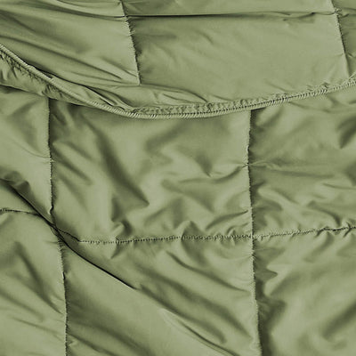 Details and Features of Down Alternative Comforter in sage-green#color_sage-green