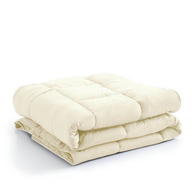 Stack Image of Down Alternative Comforter in off-white#color_off-white