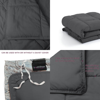 Details and Features of Down Alternative Comforter in slate#color_slate