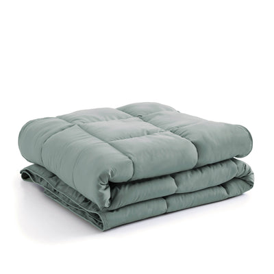 Stack Image of Down Alternative Comforter in steel-blue#color_steel-blue