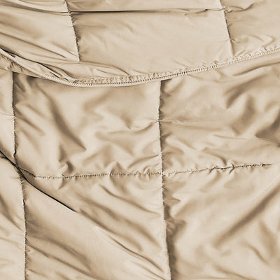 Details and Features of Down Alternative Comforter in taupe#color_taupe