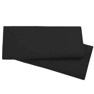 2-Piece Microfiber Pillowcase Set in Black