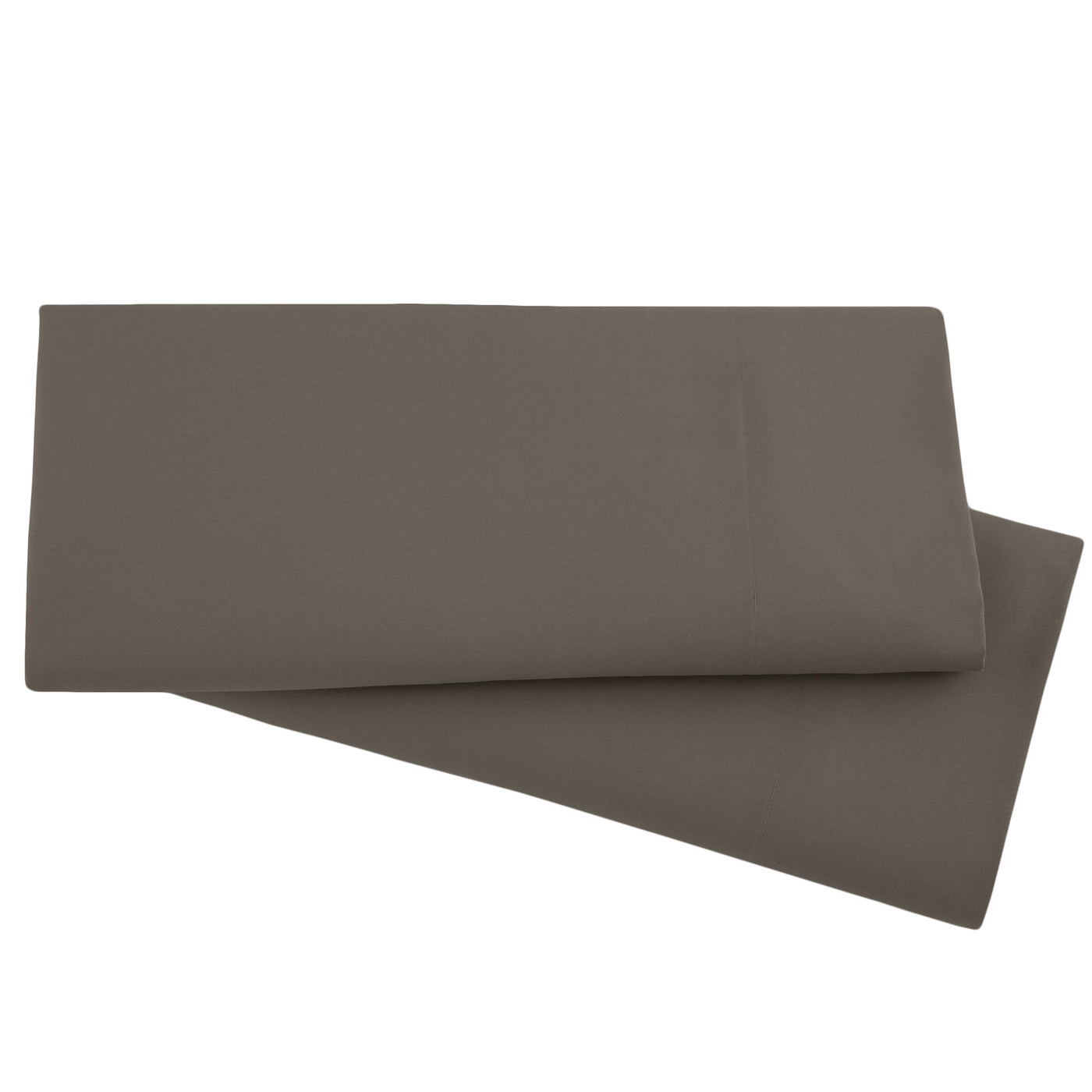 2-Piece Microfiber Pillowcase Set in Dark Taupe
