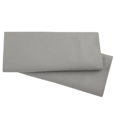 2-Piece Microfiber Pillowcase Set in Grey