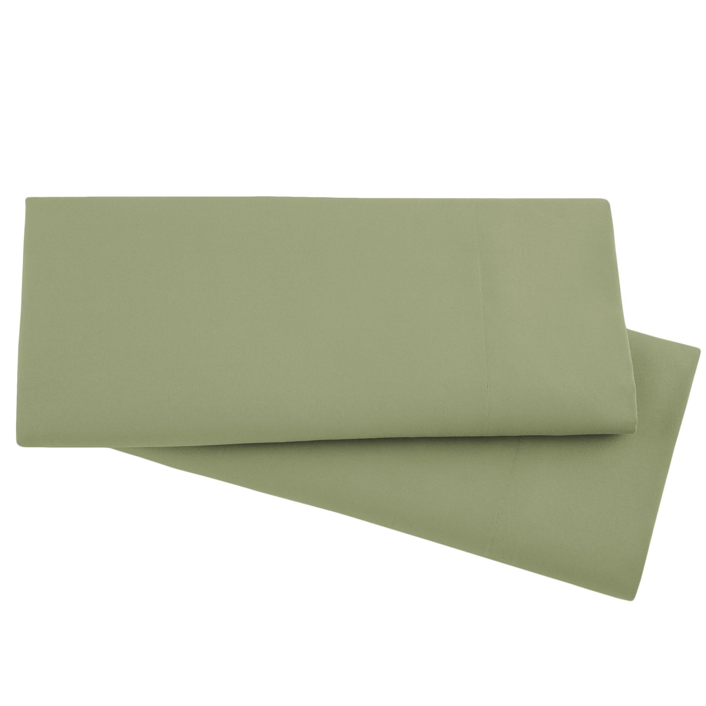 2-Piece Microfiber Pillowcase Set in Sage Green