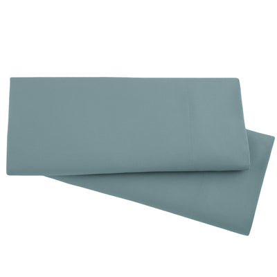 2-Piece Microfiber Pillowcase Set in Steel Blue