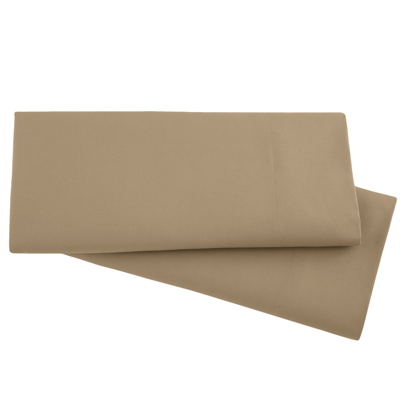 2-Piece Microfiber Pillowcase Set in Taupe