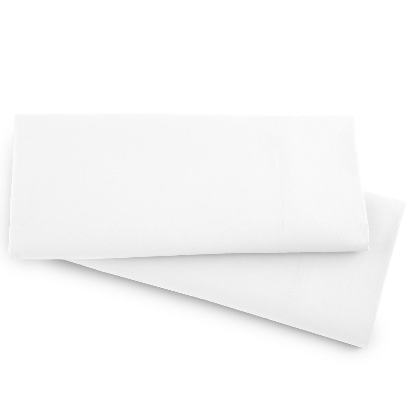 2-Piece Microfiber Pillowcase Set in White