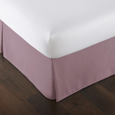 15 inch pleated drop bed skirt in lavender