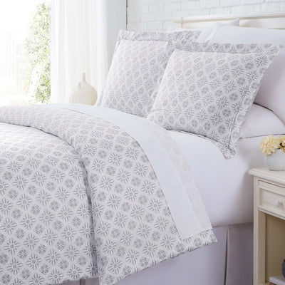 Dawn Duvet Cover in Grey