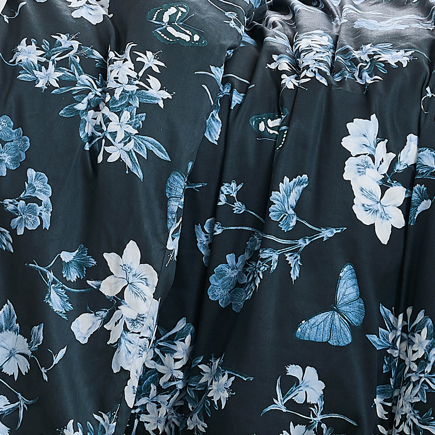 Details of Indigo Duvet Cover Set in blue#color_Indigo-blue
