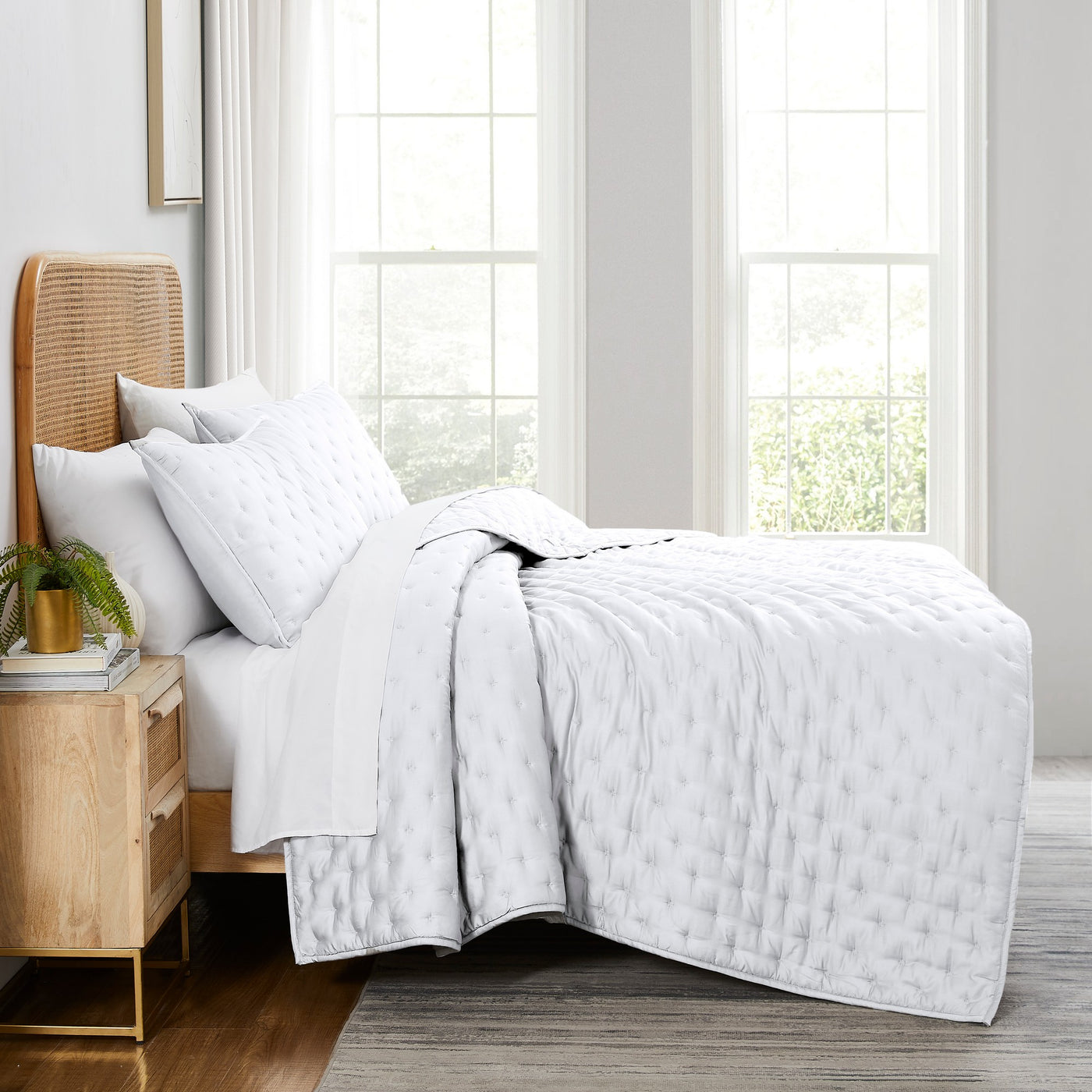 300 Thread Count Bamboo Quilt Set