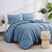 Chevron Clipped Jacquard Comforter Set