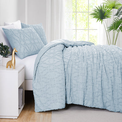 Clipped Jacquard Comforter Set