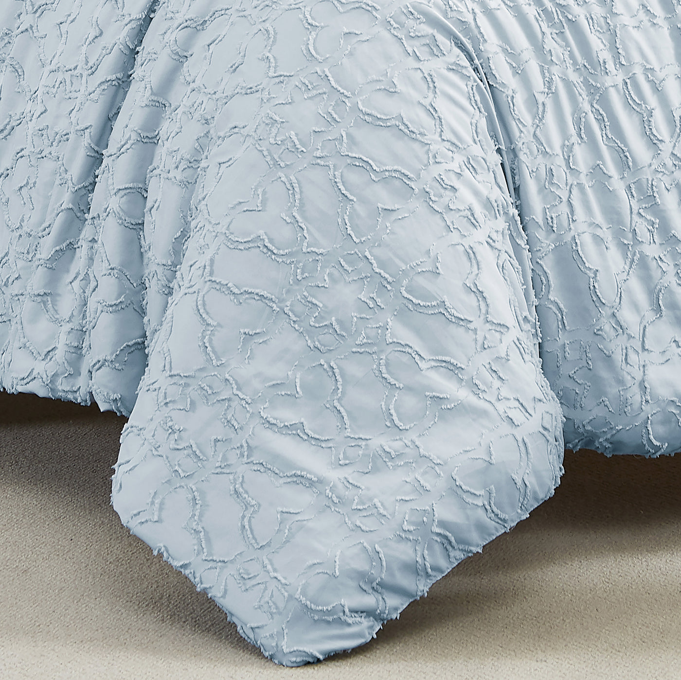 Clipped Jacquard Comforter Set