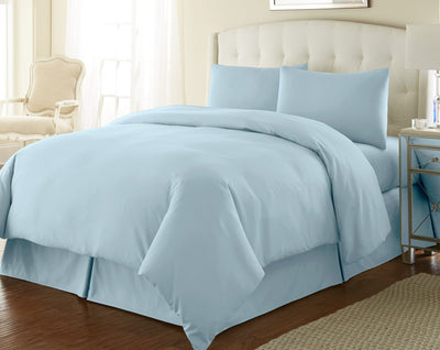 100% Cotton Duvet Set in Blue