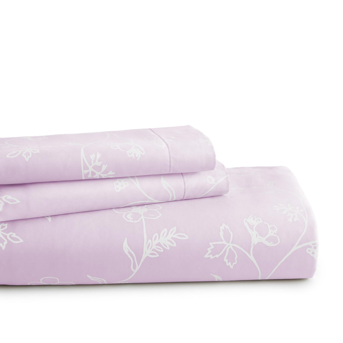 100% Cotton Secret Garden Duvet Cover in Foggy Lavender