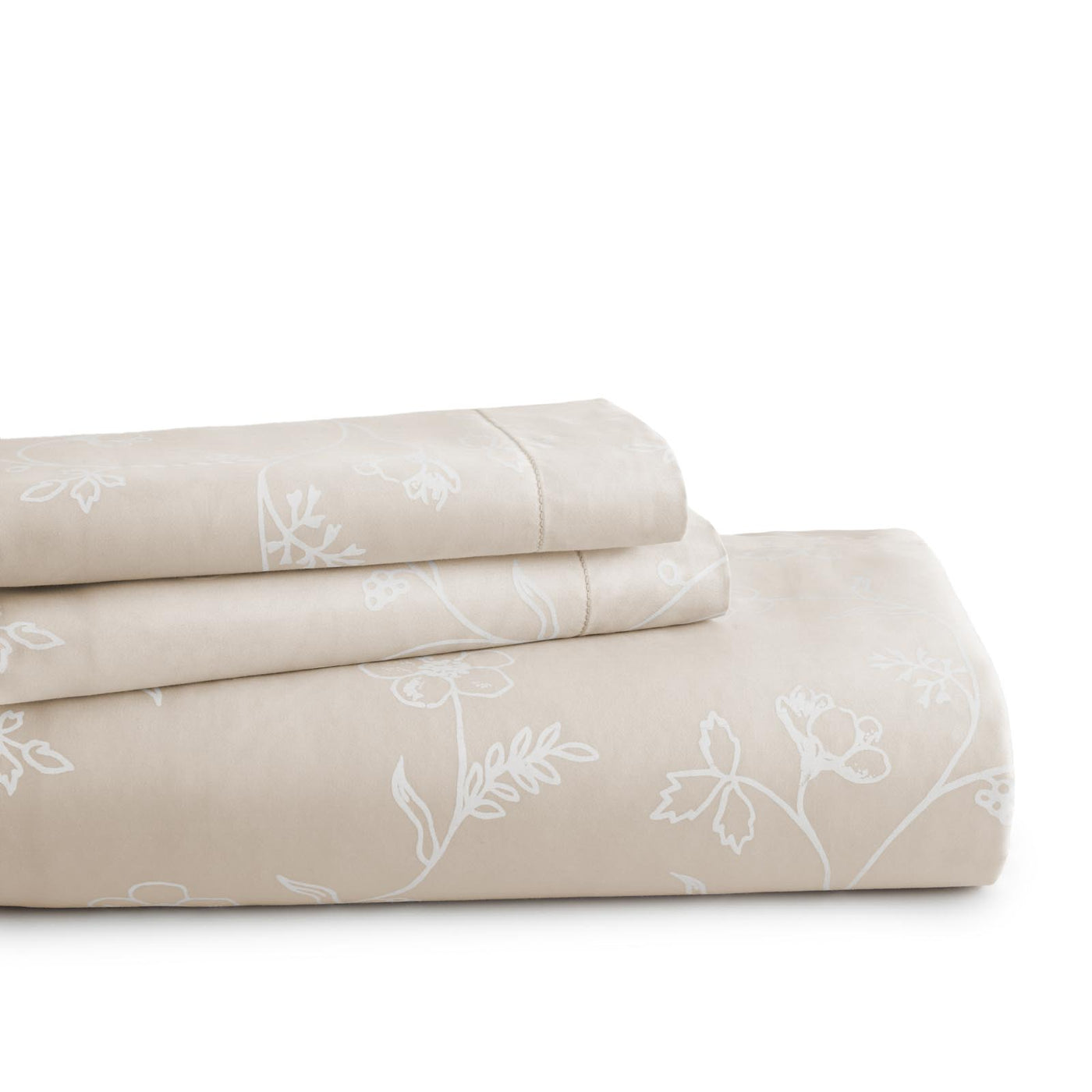 100% Cotton Secret Garden Duvet Cover in Soft Sand