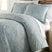 Country Summer Duvet Set in Blue Paisley Print