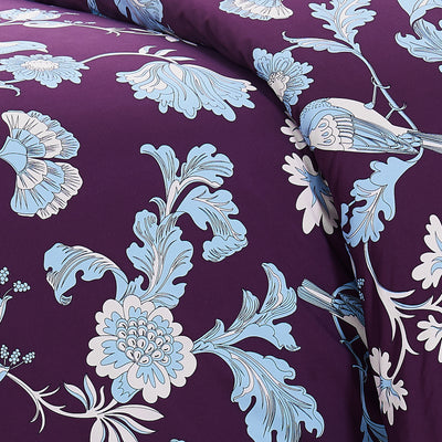 Blue Afternoon Comforter Set in Purple