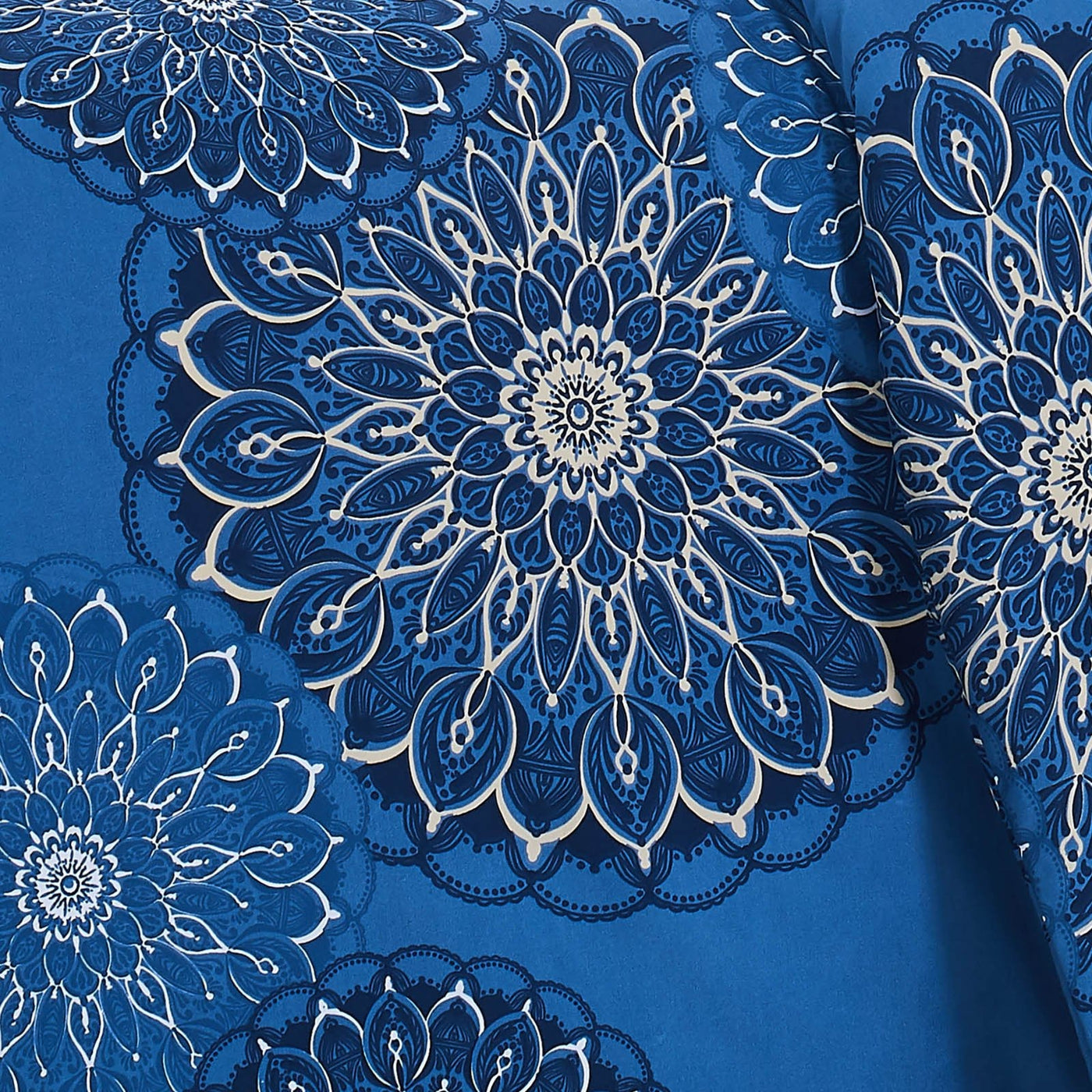 Dahlia Duvet Cover in Blue