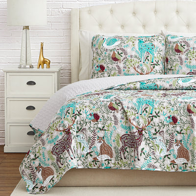 Christmas Woodland Oversized Quilt Set