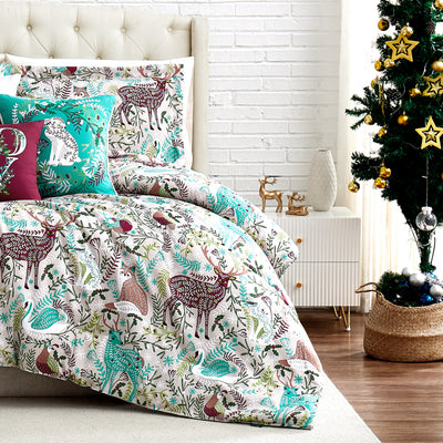 Christmas Woodland 6-Piece Oversized Comforter Set
